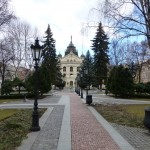 Kosice main park and State Theatre, Slovakia