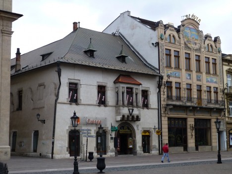 Levoca House and Slavia Hotel, Kosice, Slovakia