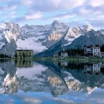 Dolomites mountain in Italy – one of the most popular ski regions in the Alps