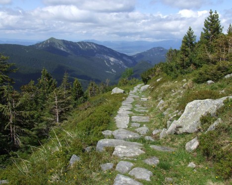 Blue trail of Chopok, Low Tatras National Park, Slovakia