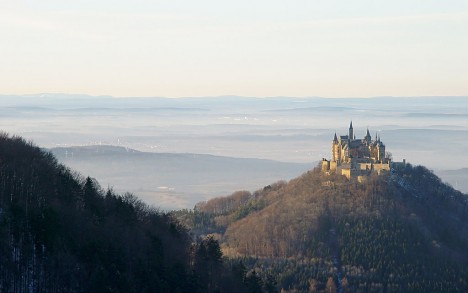 Hohenzollern Castle and surroundings, Germany