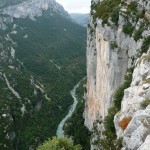 Verdon Gorge from the top, France