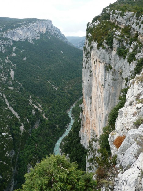Verdon Gorge from the top, France