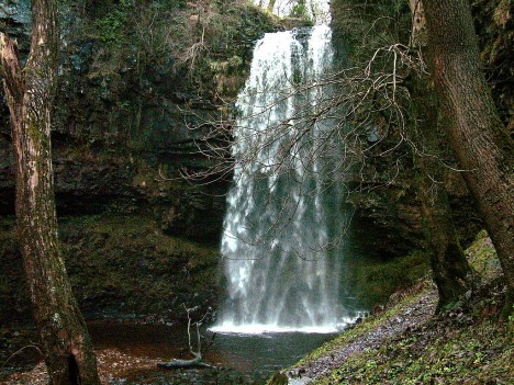 Henrhyd Falls, Wales, UK