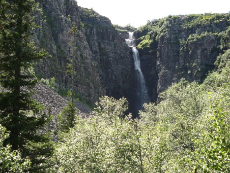 Njupeskär waterfall, Sweden