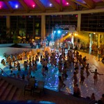 Splash Night Slide Party, Aquaworld, Budapest, Hungary
