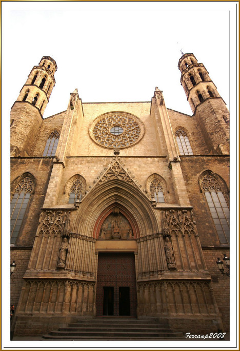 Santa Maria del Mar Cathedral, Barcelona, Spain