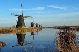 Kinderdijk - one of the best known Dutch tourist sites Netherlands