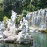 The Royal Palace of Caserta with the Park in Italy