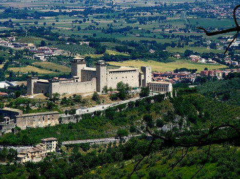 Rocca Albornoziana Spoleto, Umbria, Italy