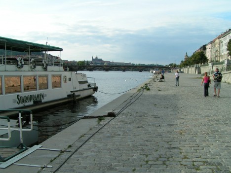 Vltava riverbank, Prague, The Czech Republic