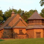 Wooden church in Paluse, Lithuania