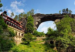 Pravčická brána - largest natural rock arch in Europe | Czech Republic