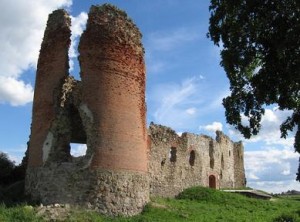 Vastseliina Castle Ruins in Estonia