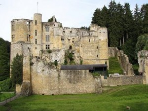 Beaufort - castle and popular summer resort in Luxembourg