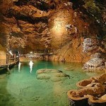 Gouffre de Padirac – great limestone cave in France