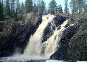 Hepoköngäs - the highest waterfall in Finland