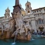 Fontana dei Quattro Fiumi, Piazza Navona,Rome, Italy