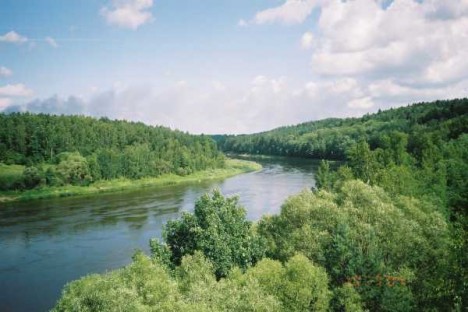 Neman (Nemunas) river, Lithuania