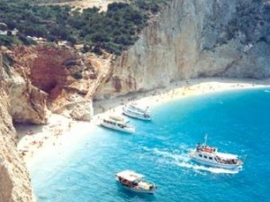 Porto Katsiki Beach - one of the most beautiful and famous beach in Greece
