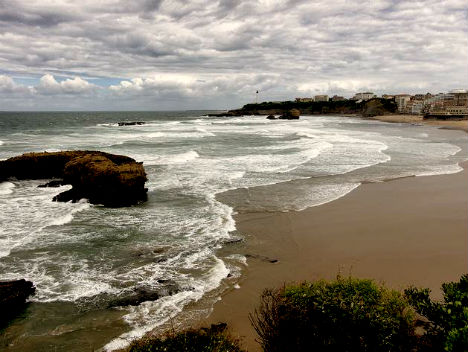 Biarritz Beach - a paradise for surfers and celebrities | France
