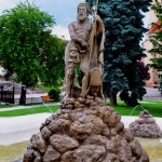 Neptune Fountain, Presov, Slovakia