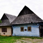Original cottages in Vlkolínec, Slovakia