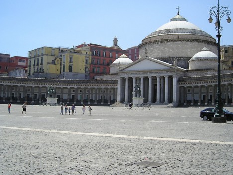 Napoli, square, Italy