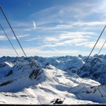 Nebelhorn at Oberstdorf ski resort in Germany