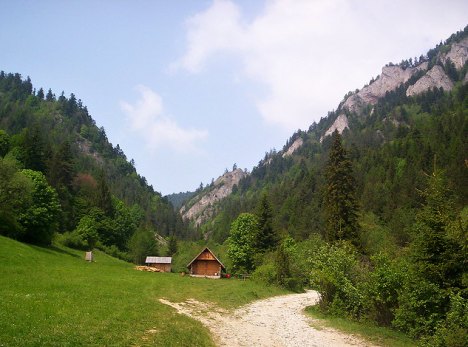 Pieniny national park in Slovakia