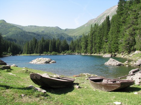 Obernberger See, Tyrol, Austria