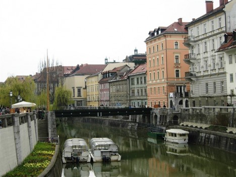 Canals of Ljubljana, Slovenia