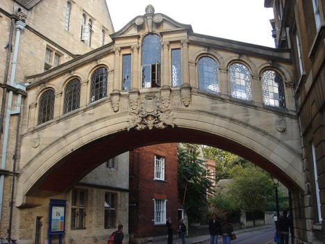 St Magdalen Bridge, Oxford, UK