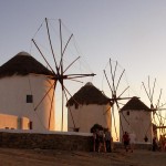 Mykonos windmills, Greece