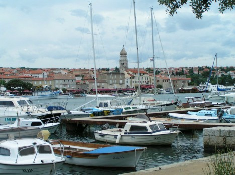 Port in Krk, Croatia
