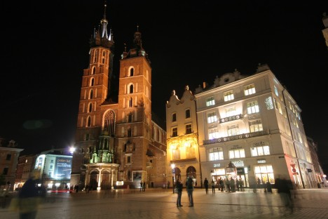 Rynek Gowny, Krakow's central Grand Square