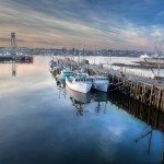 Portsmouth fishing fleet, UK