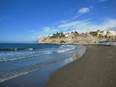 Playa del Rincón de la Victoria, Costa del Sol, Spain