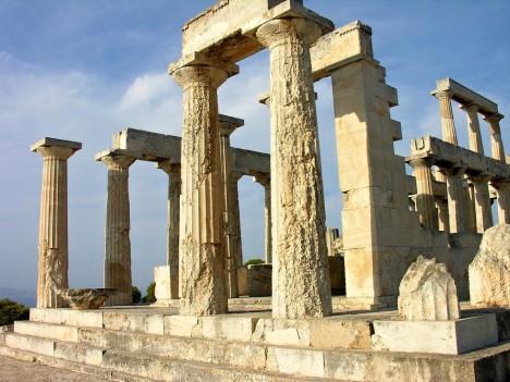 Temple of Aphaia Aegina, Greece