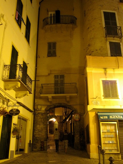 Streets in San Remo, Italy