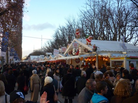 Christmas Market on the Champs, Paris, France