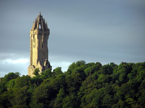 The Wallace Monument near Stirling, Scotland, UK