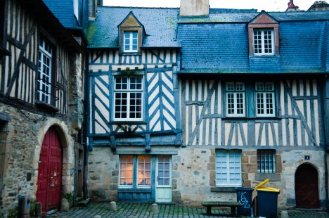 Rennes houses, France