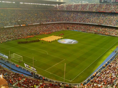 Nou Camp stadium, Barcelona, Spain