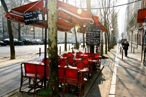 Cafe Boulevard St Jacques, Paris, France