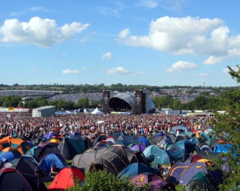 Glastonbury Festival in the UK