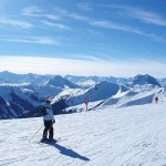 Skiing in Kitzbuhel, Austria