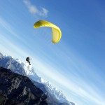 Mont Blanc paragliding