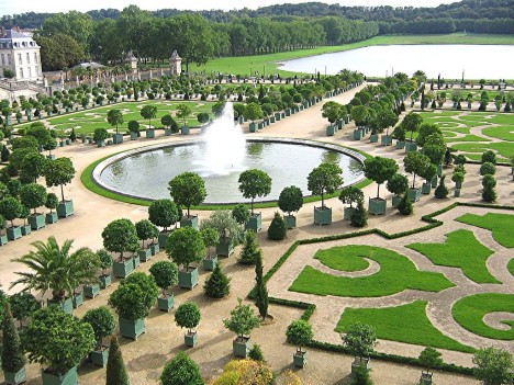 Garden at the Palace of Versailles, France