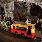 Train in Postojna Cave, Slovenia